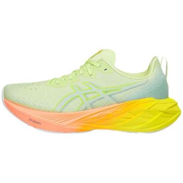 Imagem de ASICS NOVABLAST 4 Tênis de corrida masculino, Matcha/amarelo seguro, 44