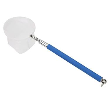 Imagem de Cryfokt Mini Rede de Pesca Expansível Com Poste Ajustável para Aquário Tanque Camarão Leve Acessórios Portáteis para Peixes Pequenos, Inseto (Tela rotativa)