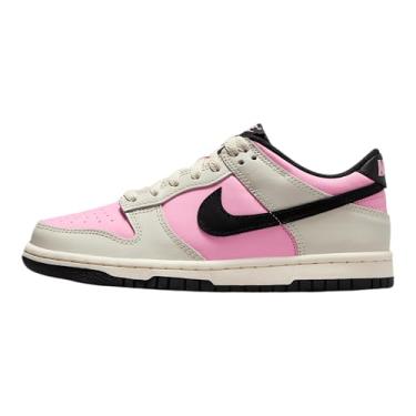 Imagem de Tênis infantil Nike Dunk Low em algas marinhas/ocre-Cargo, cáqui, verde abismo, Cintura rosa, 18