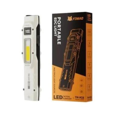 Imagem de Lanterna Tática Recarregável 1100LM eDC Com Clipe E Display Digital Pa