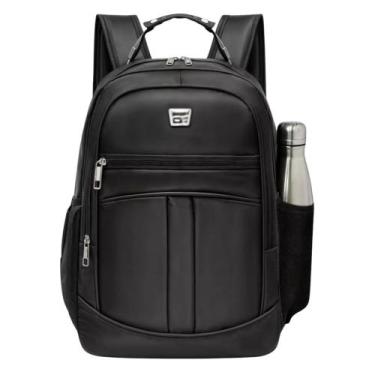 Imagem de Mochila Unissex Nylon Resistente Com Cabo de Aço Para Escola Trabalho 