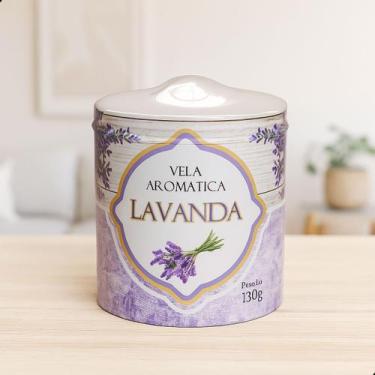 Imagem de Kit 4 Velas Aromáticas Perfumadas Decorativas 130g - São domingos, Lav