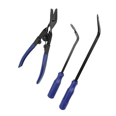 Imagem de Acouto 3 PCS Ferramenta de Remoção de Fivela de Rebite Conjunto de Alicate Leve - Alicate de Aço Manganês Reparo Automático Com Alças Confortáveis ​​- Bolsa de Armazenamento Conveniente Incluída