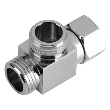 Imagem de GLOGLOW Válvula Desviador de Chuveiro de Latão de 3 Vias, Acabamento Cromado, Adaptador Em Forma de T, Conexão Universal G1/2 Polegada, Fácil Instalação No Banheiro
