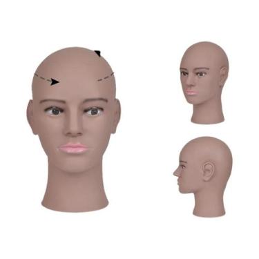 Imagem de Suporte Ajustável Para Cabeça De Manequim Para Exibição De Perucas Tre