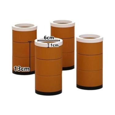 Imagem de Pés Elevadores Empilháveis Para Móveis, Para Mesas, Mesas De Chá, Armá