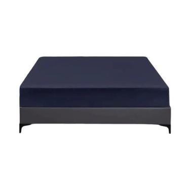 Imagem de Protetor De Colchão Impermeável E Respirável De Cor Sólida, Macio E Co