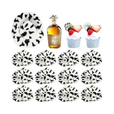 Imagem de Chapéu De Cowboy Marrom Mini Chapéus De Boneca 30 Peças Decoração De C