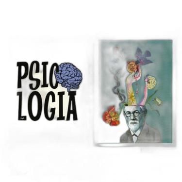 Imagem de Kit 2 Quadros Psicologia Freud 45X34Cm - Com Vidro