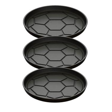 Imagem de Kit 3 Chapa Petisco Redonda Copa 2022 De Ferro Fumil 20X2Cm