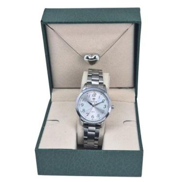 Imagem de Relógio Feminino Tuguir Analógico TG203-1C Prata