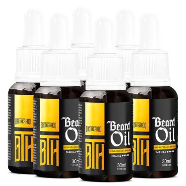 Imagem de Kit 06 Óleo Para Barba - Beard Oil Bth 30Ml