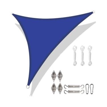 Imagem de Toldo Triangular Impermeável 5x5x5M 3x3x3M 2x2x2M Para Jardim, Pátio, 