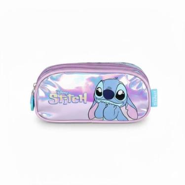 Imagem de Estojo Triplo Metalizado Stitch ul - Luxcel