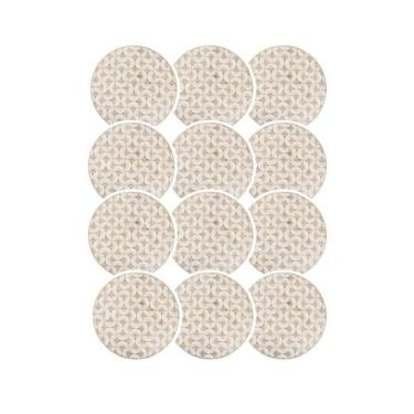 Imagem de Jogo Americano 38cm Dourado Kit 12 Rafimex