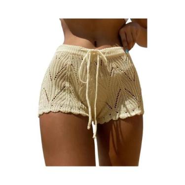 Imagem de Poliéster100.00% Biquíni de malha com cordão oco e cintura aberta bloq