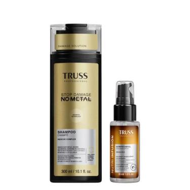 Imagem de Truss Stop No Metal Kit Shampoo e Óleo Nutri Infusion 30ml