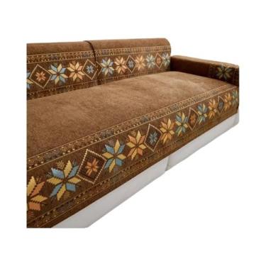 Imagem de Capa De Sofá Jacquard Chenille Estilo Boêmio Para Todas as Estações Pr