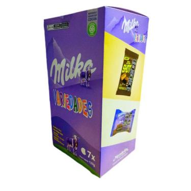Imagem de Milka Variedades Caixa C/ 7 Unid 129g - Importado