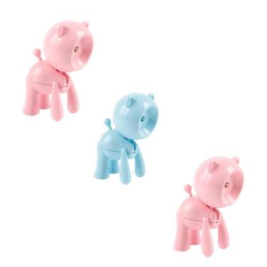 Imagem de Kit 3 Mini Luminária Portátil Abajur LED Articulada Mesa Estudo Decora