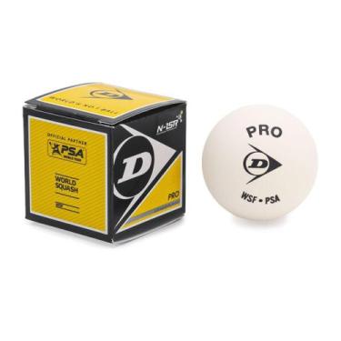 Imagem de Bola De Squash Dunlop Pro Branca