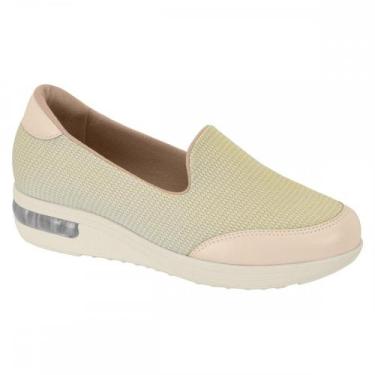 Imagem de Tenis Modare Ultraconforto 7320.201.28602 Slip On Gel Feminino, Bege, 