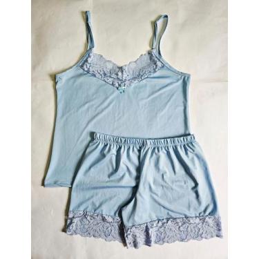Imagem de Pijama liganete G azul claro zensil