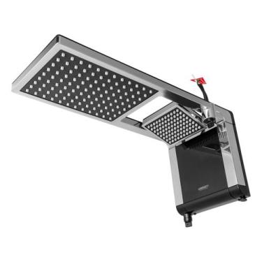 Imagem de Chuveiro Acqua Duo 220V 7800W Lorenzetti, Preto e Cromado, 7800W, 220V