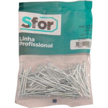 Imagem de Prego Aco Sforplast Com Cabeca 17X24 (3,00X55mm) 100pcs