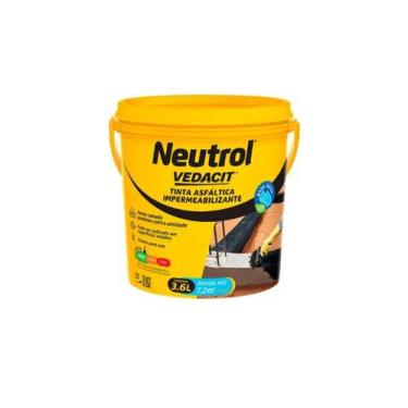 Imagem de Impermeabilizante Asfáltico Neutrol Acqua Galão 3,6 Litros - Vedacit