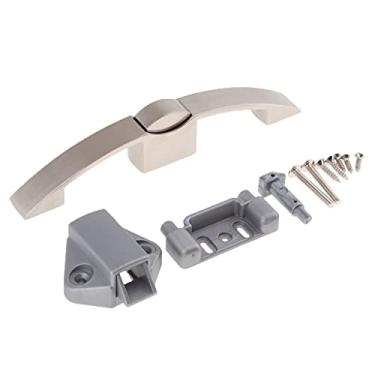 Imagem de Puxe o botão de bloqueio de bloqueio de trava Botão do botão da caravana do botão da caravana da trava para o armário da porta do armário do armário do armário da mobília YYDFPIIA