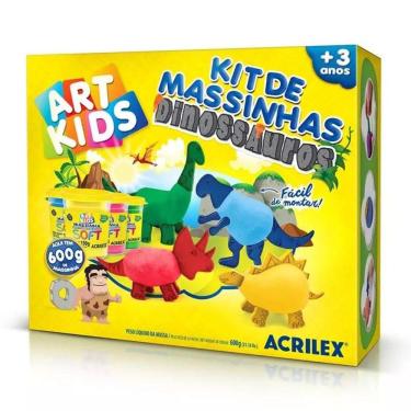 Imagem de Massinhas de Modelar Dinossauros 600g - Art Kids