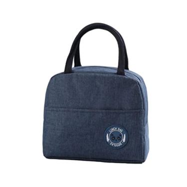 Imagem de BOLSA TERMICA DE VIAGEM LUNCH BAG FRASQUEIRA AZUL