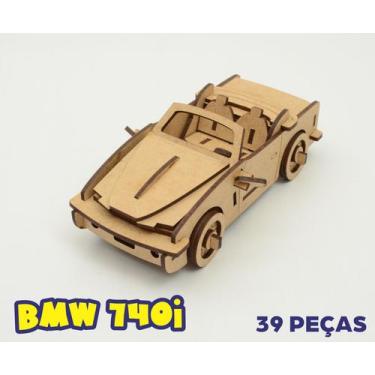 Quebra-cabeça Edulig Puzzle 3D Carro - 116 peças e conexões - 6