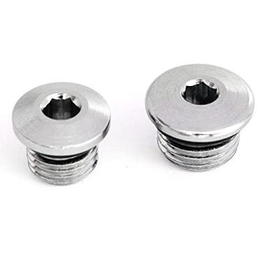 Imagem de heyous Tomada de porta de alta pressão com regulador de mergulho de aço inoxidável de 1,9 cm da primeira etapa e plugue de porta de baixa pressão com regulador de mergulho de aço inoxidável de 0,9 cm com anel de vedação à prova de vazamento