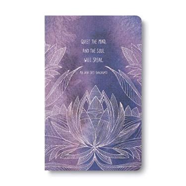 Imagem de Compendium Diário de capa mole – Silencie a mente e a alma vai falar. – Um diário Write Now com 128 páginas pautadas, 12,7 cm L x 20,3 cm A