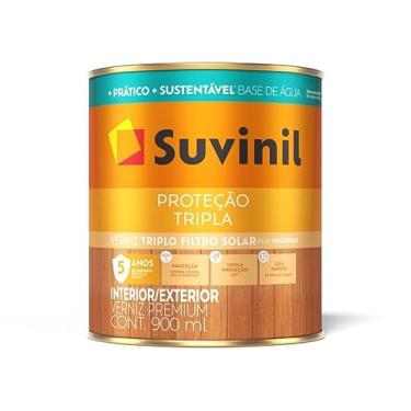 Imagem de Verniz seca rapido Mogno 900ml Suvinil base água