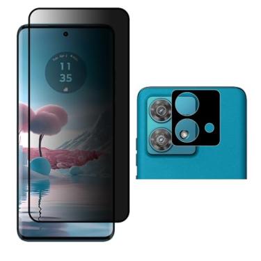 Imagem de COMBO Película Privacidade 3D + Pelicula Câmera Para Moto Edge 40 Neo - (Tela 6.55) - Champions Rox