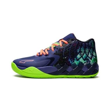 Imagem de PUMA T nis masculino MB1 Galaxy 376677 07, Elektro Azul-Verde Gecko, 12