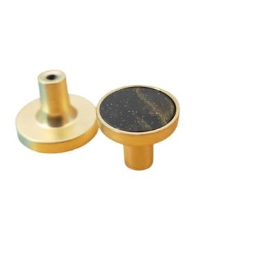 Imagem de Puxadores de gaveta para móveis de armário Puxadores de cozinha para maçaneta de porta Gaveta de móveis Maçaneta de cozinha Shell circular furo único, S, pintura a tinta