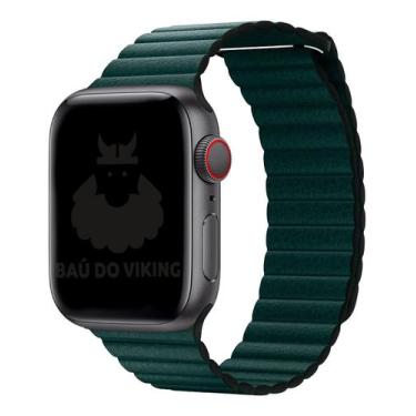 Imagem de Pulseira Loop Compatível com Apple Watch - Baú do Viking, 42-44, Verde
