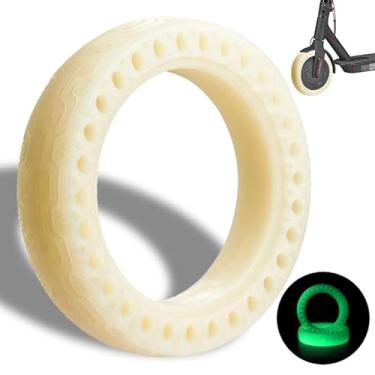 Imagem de GLDYTIMES Pneu sólido de 8,5 polegadas 8,5 x 2,0 50/75-6.1 adequado para Gotrax Gxl V2 XR Apex XL Hiboy S2 Xiaomi M365 Pro HYPER GOGO AOVOPRO ES80 Scooter Elétrica 20,5 cm Rodas antiexplosão