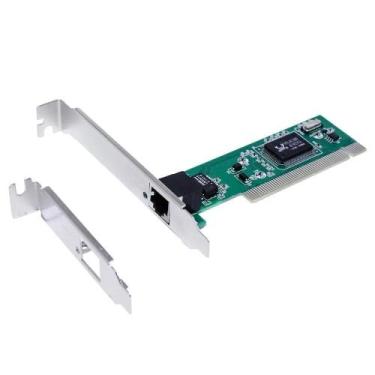 Imagem de Placa De Rede Pci 10/100 Megabit Chipset Rtl8139d - Nova Voo