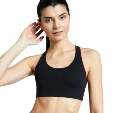 Imagem de Top Nadador Sustentação Feminino Ginástica Fitness Academia Esportivo 