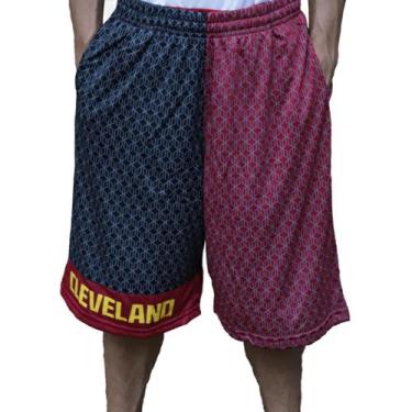 Imagem de Bermuda Basquete Masculina M10 Furadinha Cleveland, G