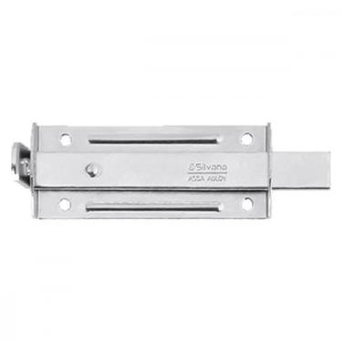 Imagem de Fecho Chato Para Cadeado Zincado Silvana 700 - 5'' Pesado ./ Kit Com 6