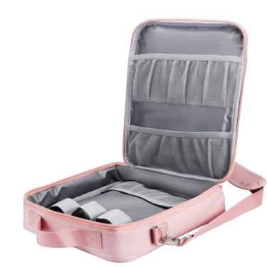 Imagem de Bolsa organizadora de brinquedos privada portátil com trava - Bolsa transversal de viagem antirroubo, ideal para casais em viagens e encontros, Blush rosa