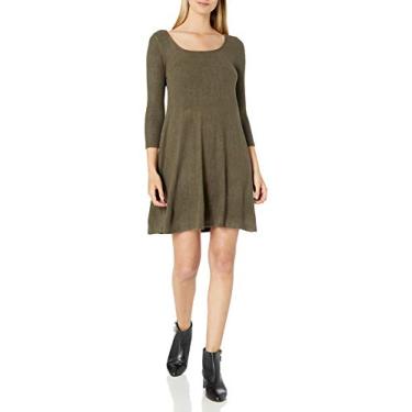 Imagem de A. Byer Vestido rodado juvenil feminino, Oliva, G