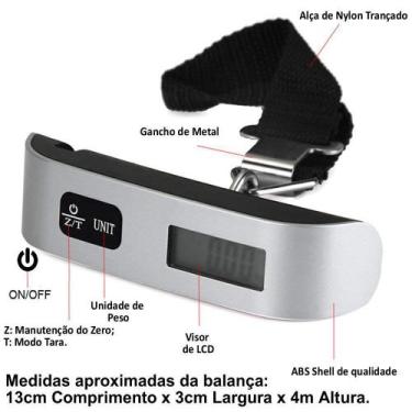 Imagem de Balança Digital De Uso Domestico Capacidade Até 50KG - Tesla Store