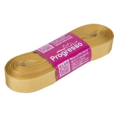 Imagem de Fita Gorgurão Progresso 11mm nº2 - 10m Cor 228 Ouro - 01 unidade - Fit